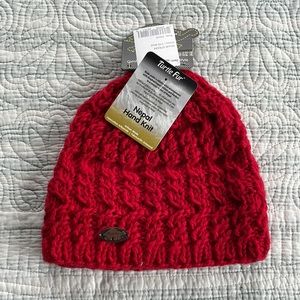 Red Turtle Fur winter hat